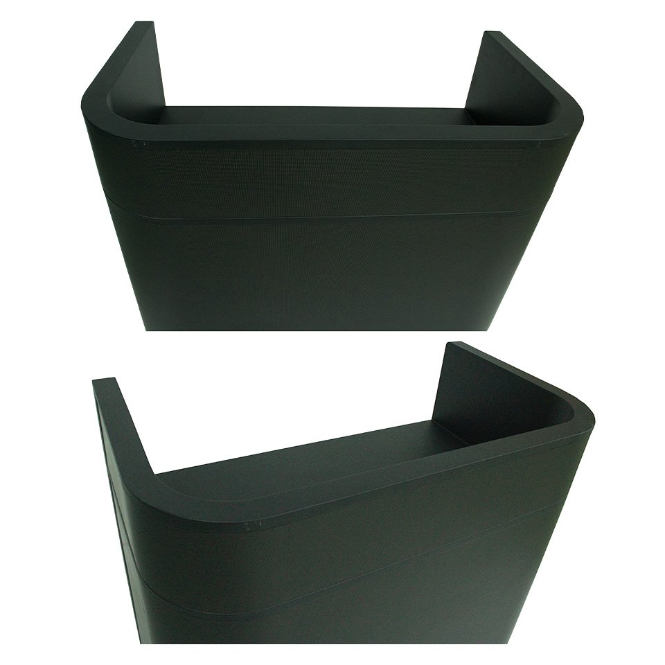 GOB Curved Multimedia LED Desk Display MD Series — Indoor Movable Digital Reception Table with GOB Technology - Image 13