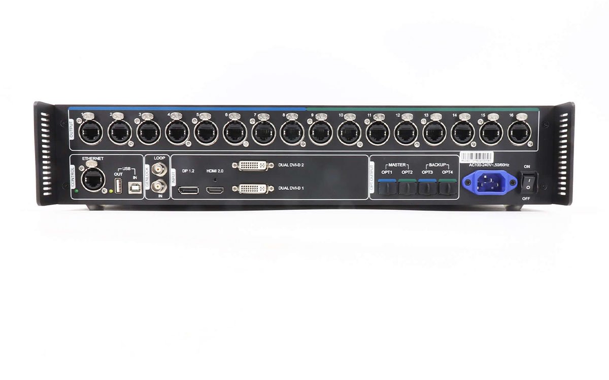 Ultra HD 3840×2160@60Hz LED Display Sending Box with HDR10/HLG, 3D Support & 10G Fiber Transmission