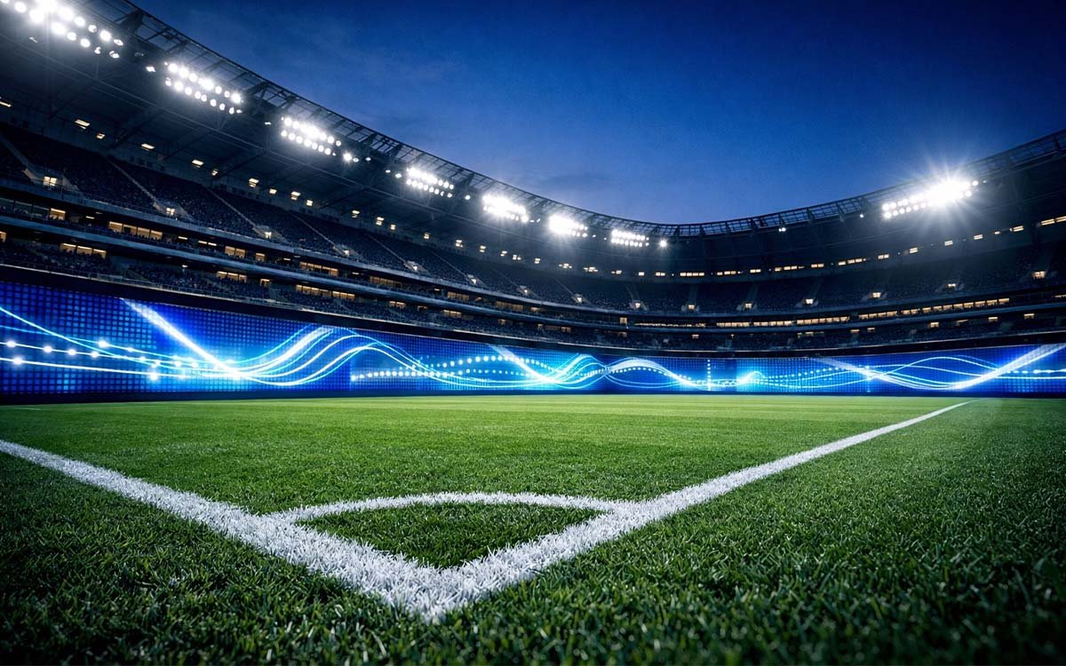 GOB Multipurpose Stadium LED Display — Professional Sports Fence Screen with Soft Mask Protection, 6.25/8.33/10mm Pixel Pitch & 6,500 Nits Brightness