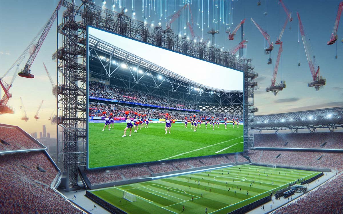 GOB Multipurpose Stadium LED Display — Professional Sports Fence Screen with Soft Mask Protection, 6.25/8.33/10mm Pixel Pitch & 6,500 Nits Brightness