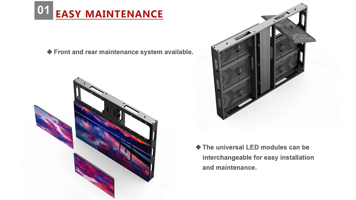 HD Outdoor LED Display OB3 - Super Lightweight Ultra Thin LED Panel for Outdoor Applications