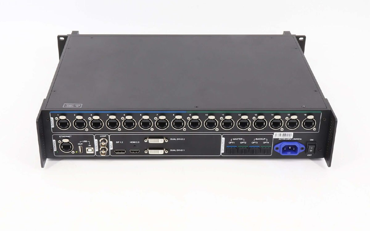 NovaStar MCTRL4K LED Display Controller — Ultra HD 3840×2160@60Hz LED Display Sending Box with HDR10/HLG, 3D Support & 10G Fiber Transmission