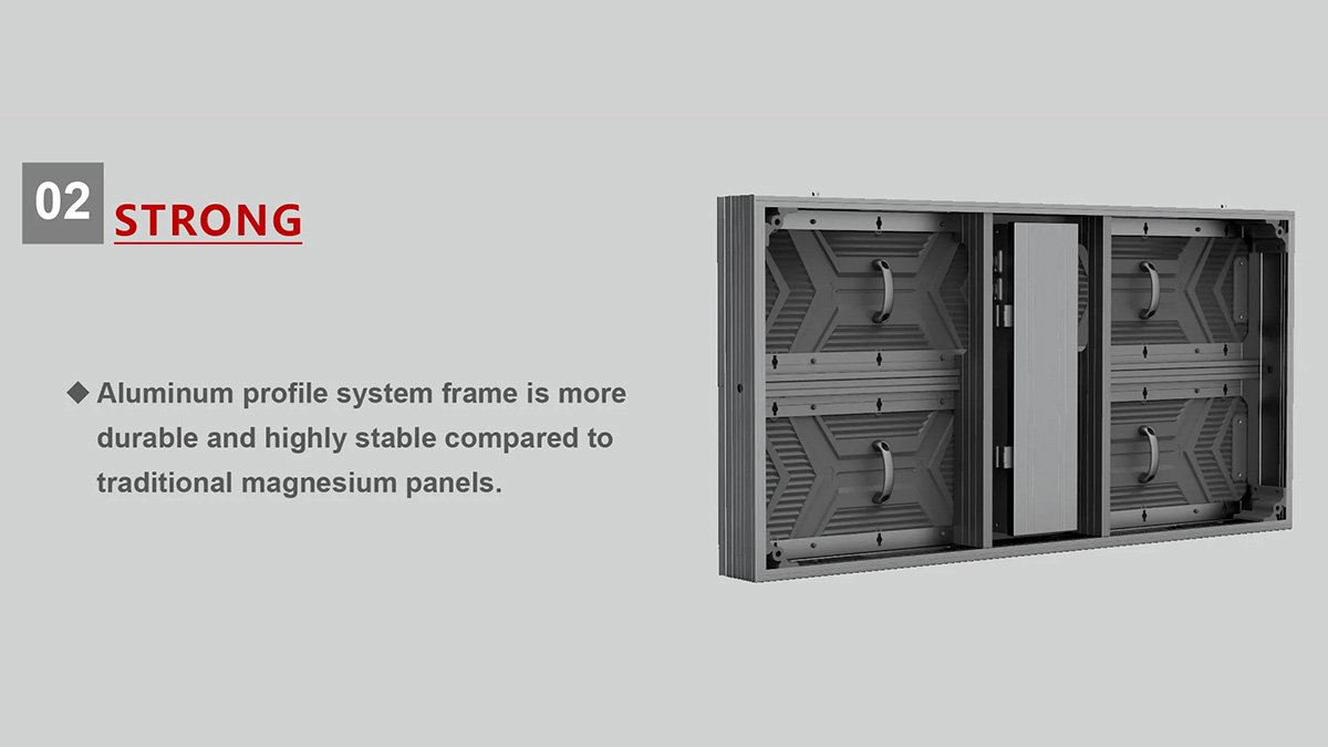 HD Outdoor LED Display OB3 - Super Lightweight Ultra Thin LED Panel for Outdoor Applications