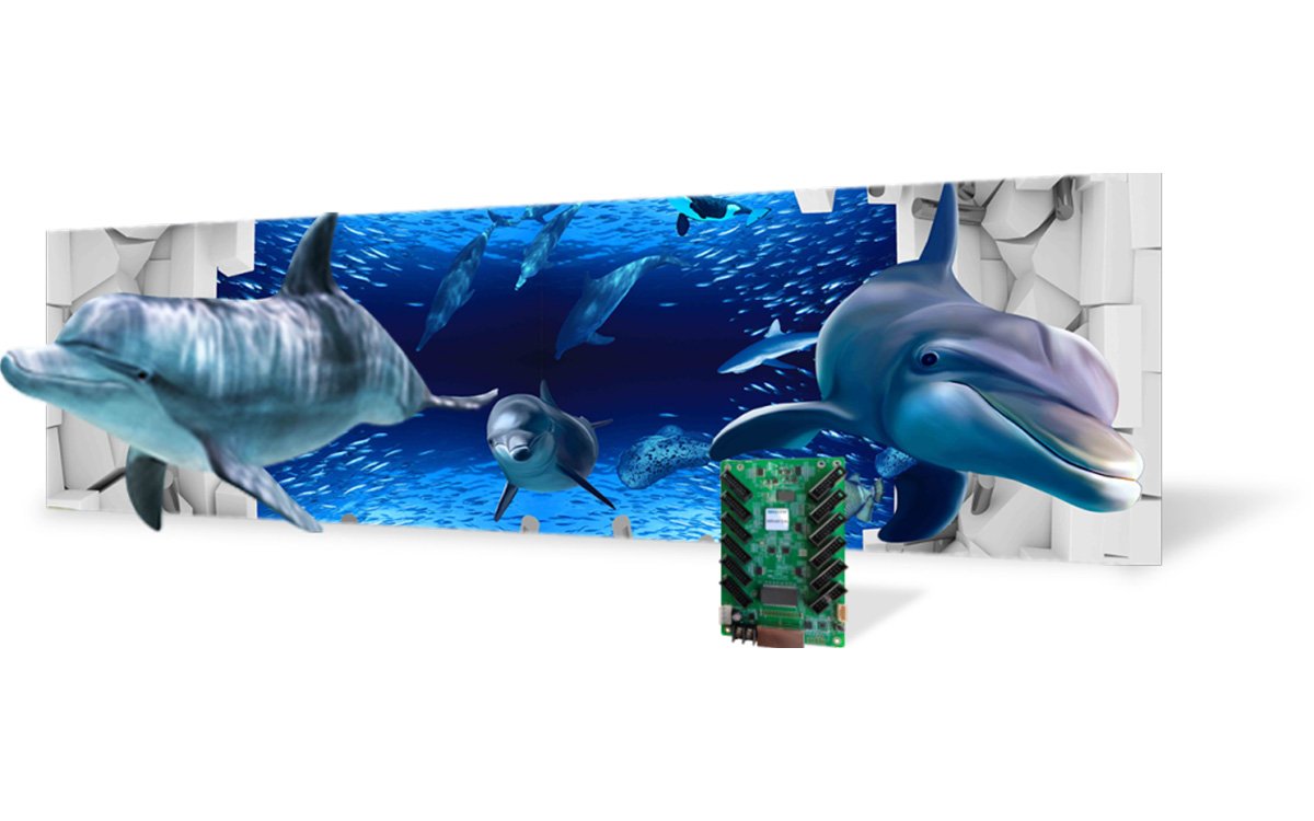 MRV receiving card point by point color calibration uniform LED display