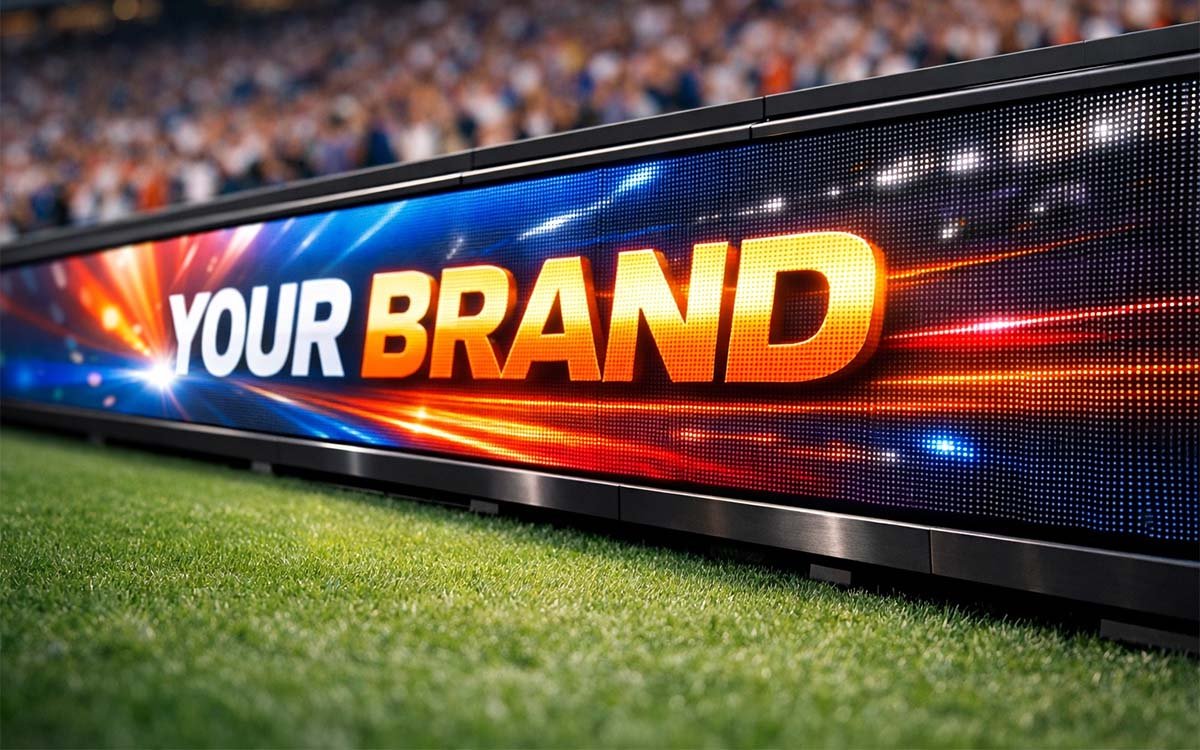 GOB Multipurpose Stadium LED Display — Professional Sports Fence Screen with Soft Mask Protection, 6.25/8.33/10mm Pixel Pitch & 6,500 Nits Brightness
