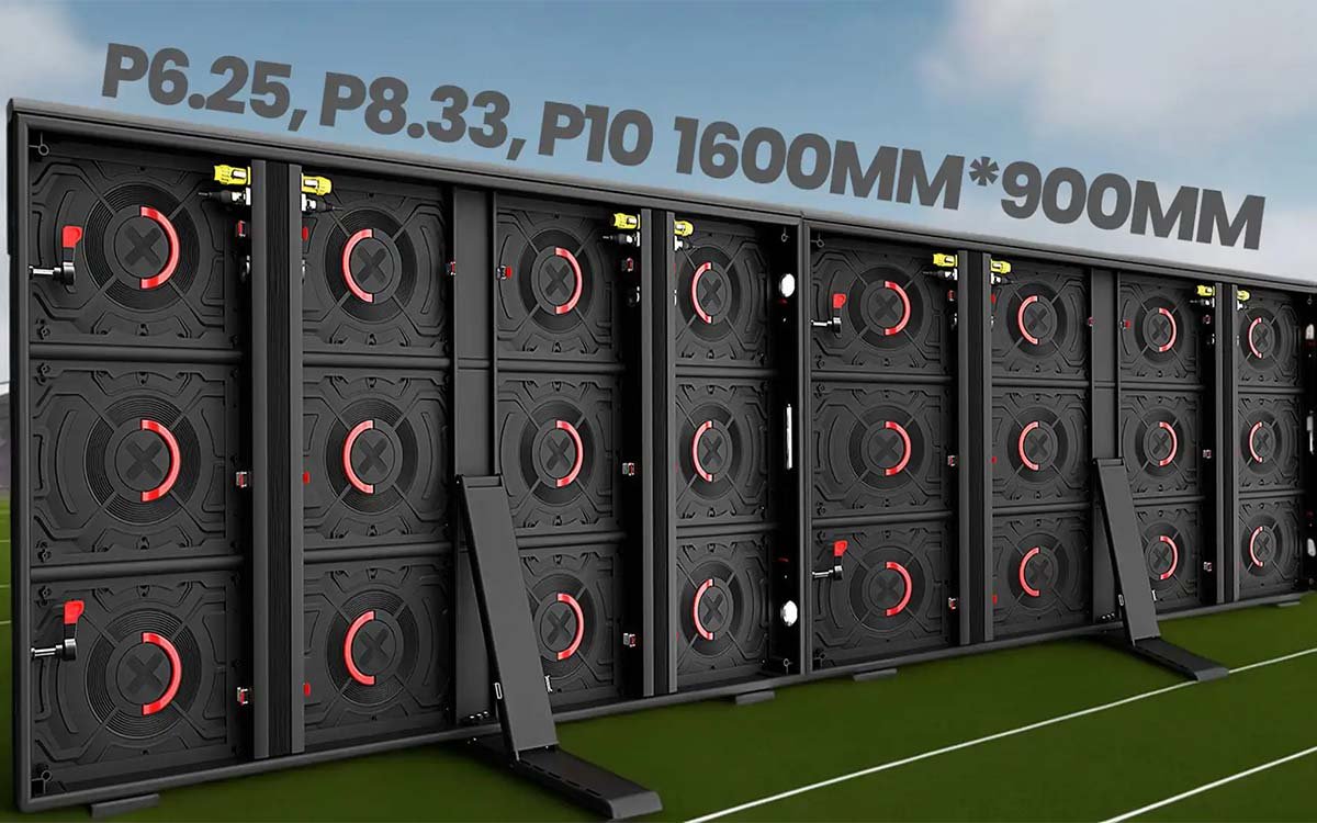 GOB Multipurpose Stadium LED Display — Professional Sports Fence Screen with Soft Mask Protection, 6.25/8.33/10mm Pixel Pitch & 6,500 Nits Brightness