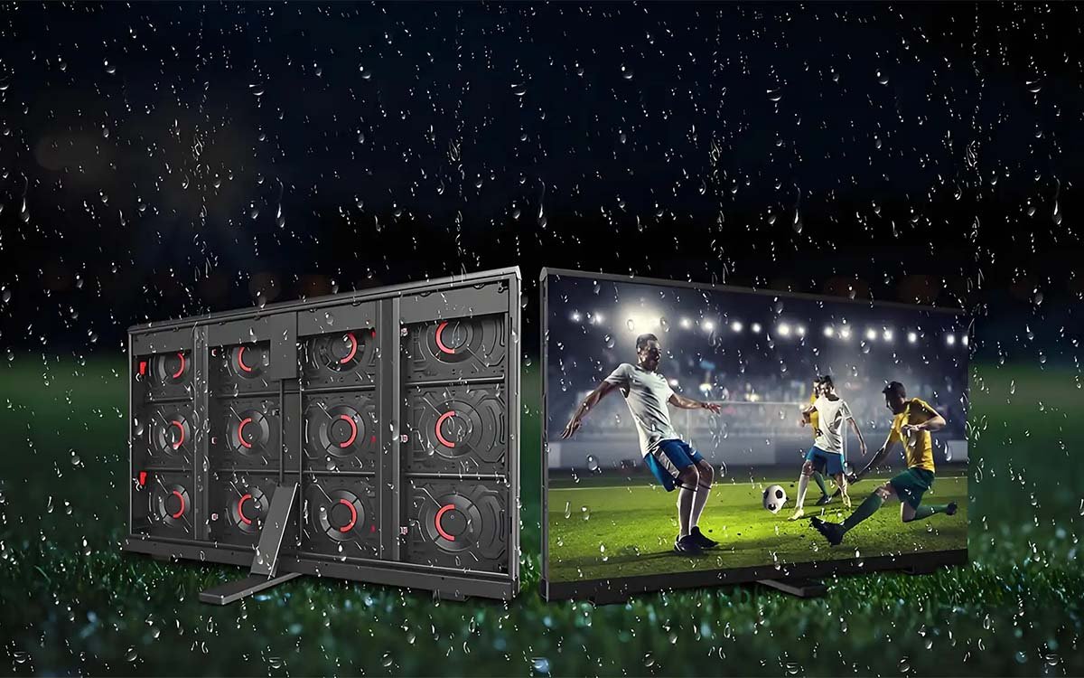 GOB Multipurpose Stadium LED Display — Professional Sports Fence Screen with Soft Mask Protection, 6.25/8.33/10mm Pixel Pitch & 6,500 Nits Brightness