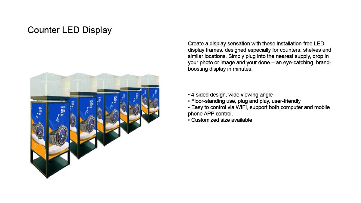 P1.86mm GOB LED Exhibition Cabinet EC Series