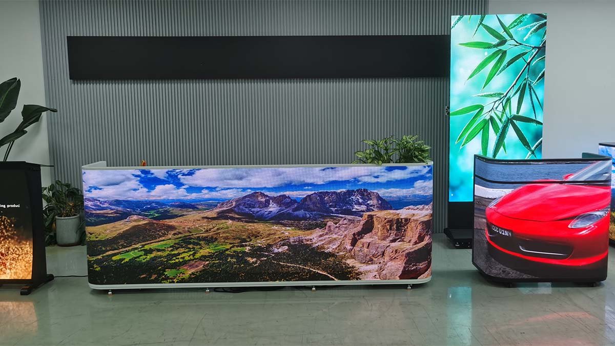 Wall Mounted LED Poster deployed at venue