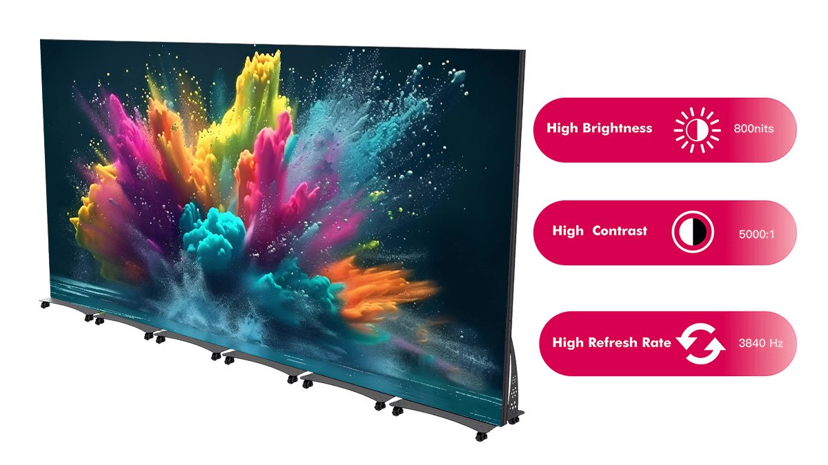 Indoor Movable Digital LED Advertising Screen