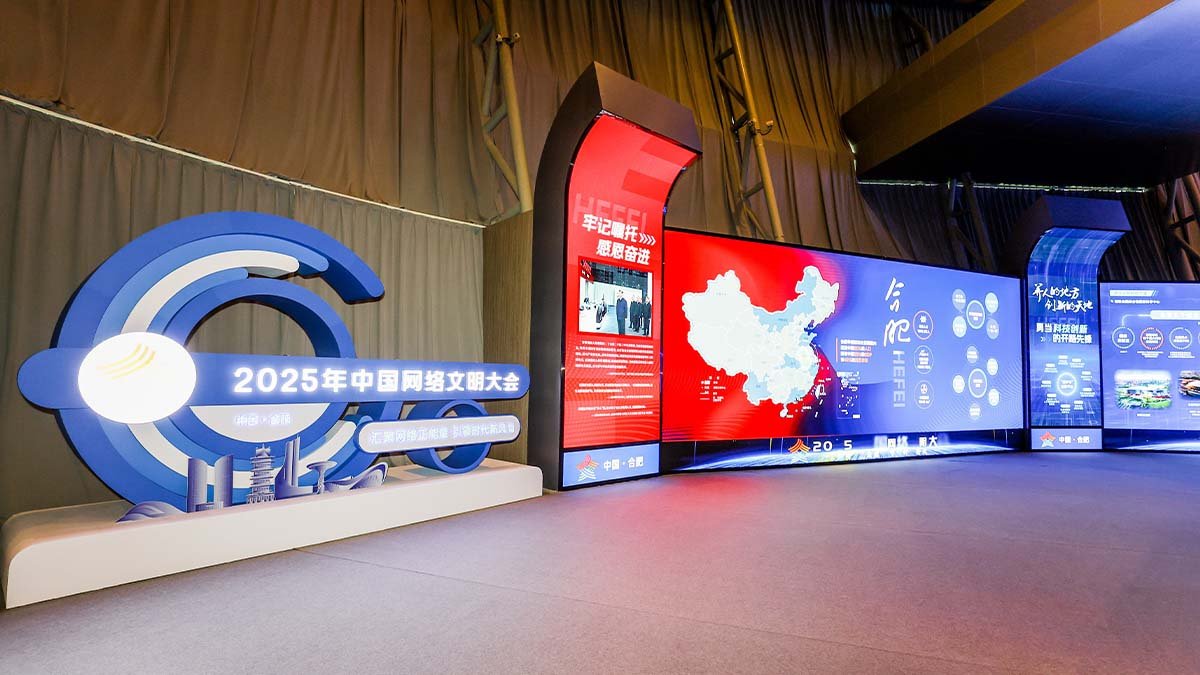 LED poster display showing vibrant high-resolution content on GOB protected screen