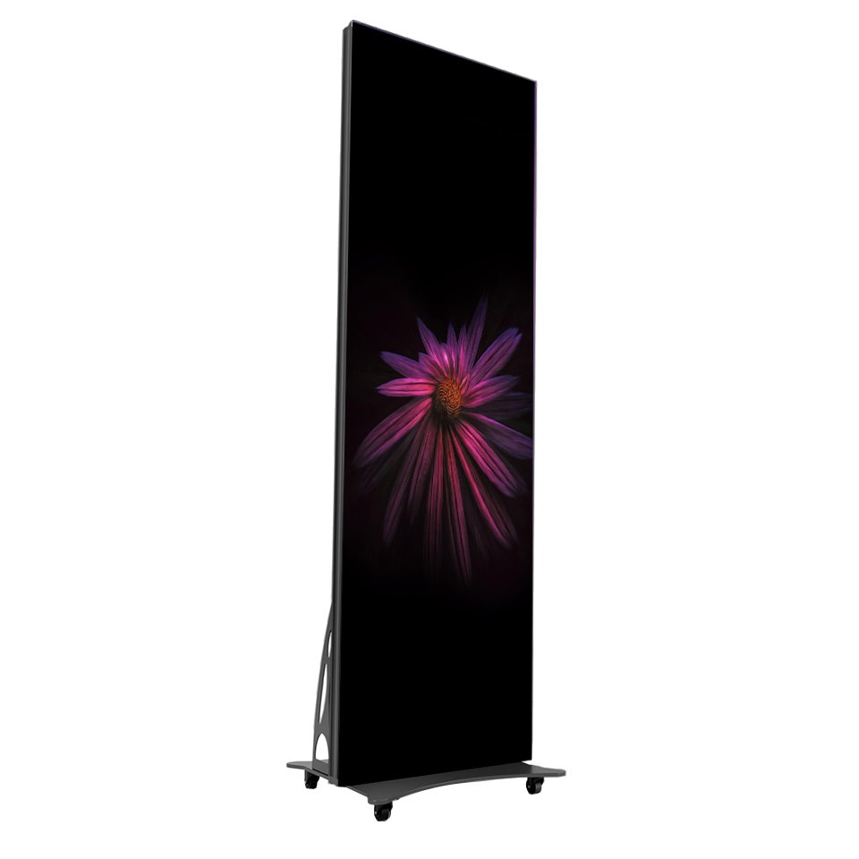 P1.86mm/P1.9mm GOB Digital Poster Display PM Series — Indoor Movable Digital LED Advertising Screen