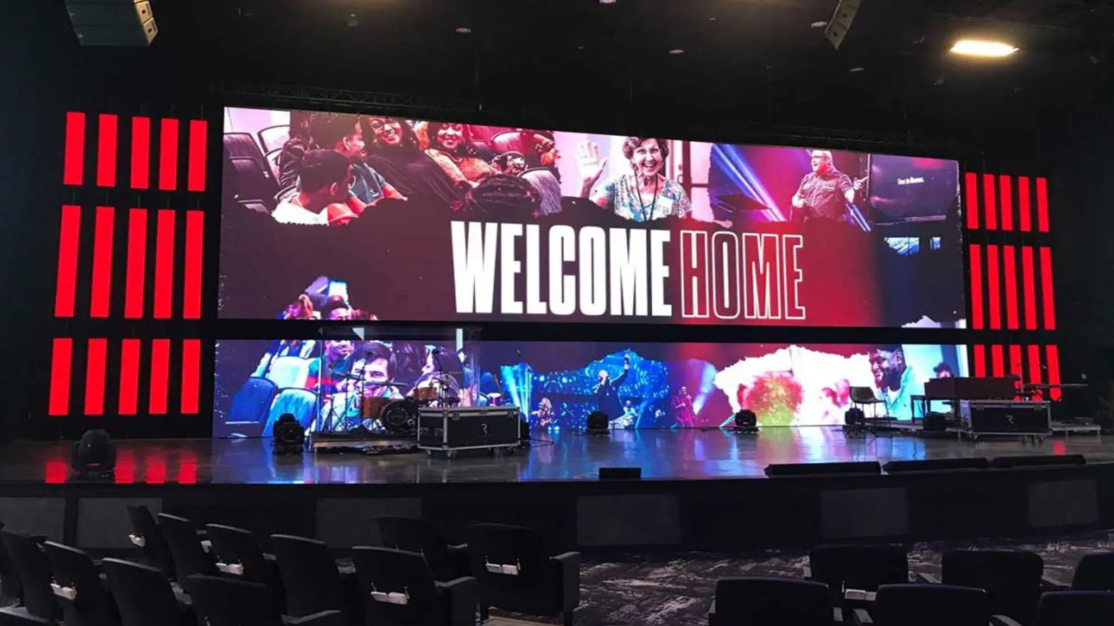 Professional sports stadium LED display boards engineered for football pitches, basketball courts, and sports arenas worldwide.