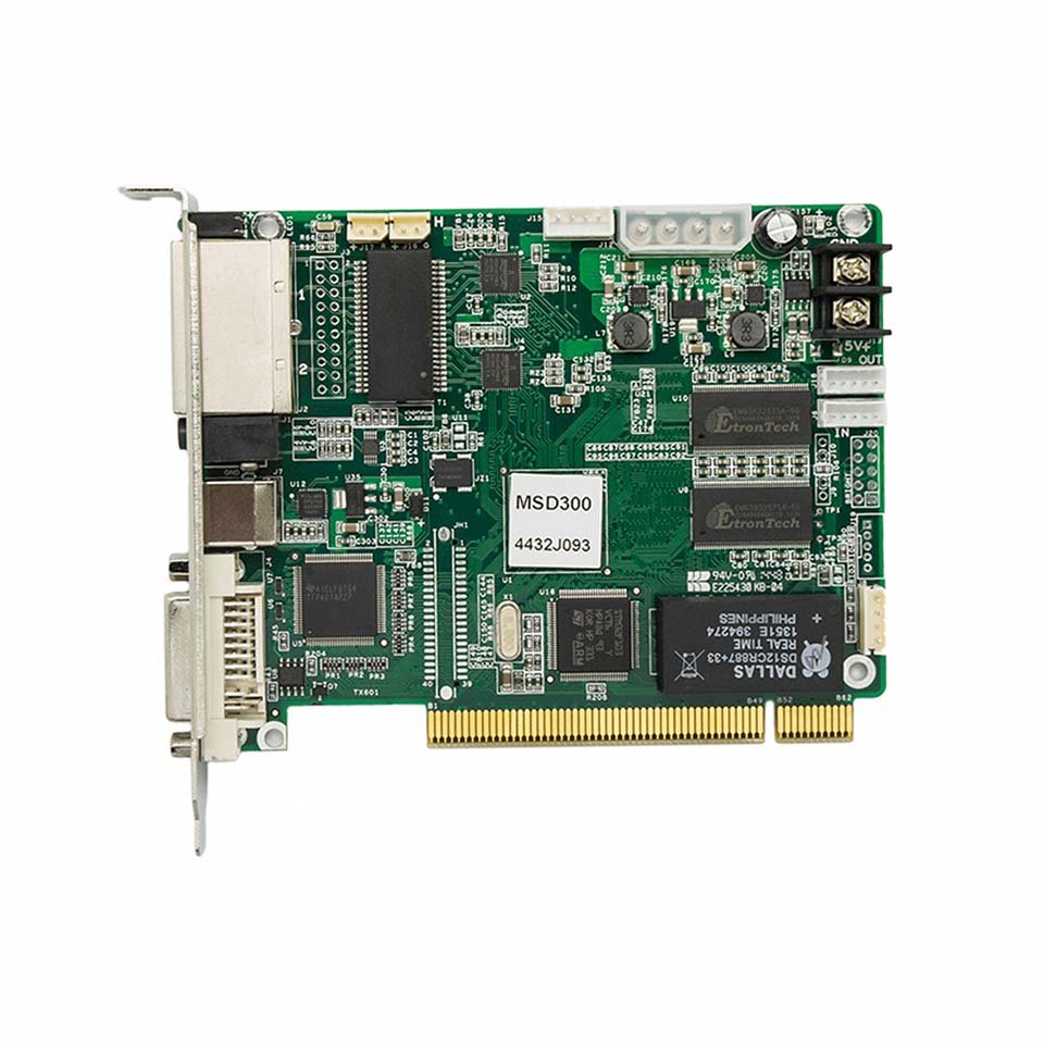 NovaStar MSD300 / MCTRL300 LED Display Sending Card — M3 Series 1.3 Million Pixel DVI Controllers & Standalone Sending Box with Dual Ethernet & Audio
