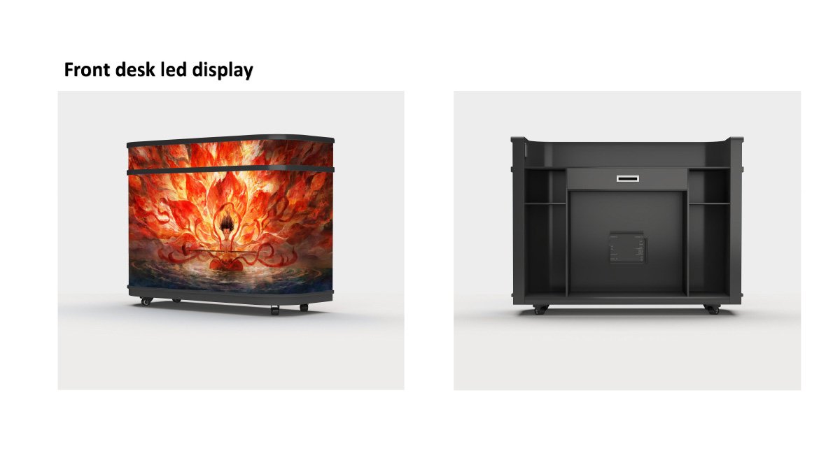 GOB Curved Multimedia LED Desk Display MD Series