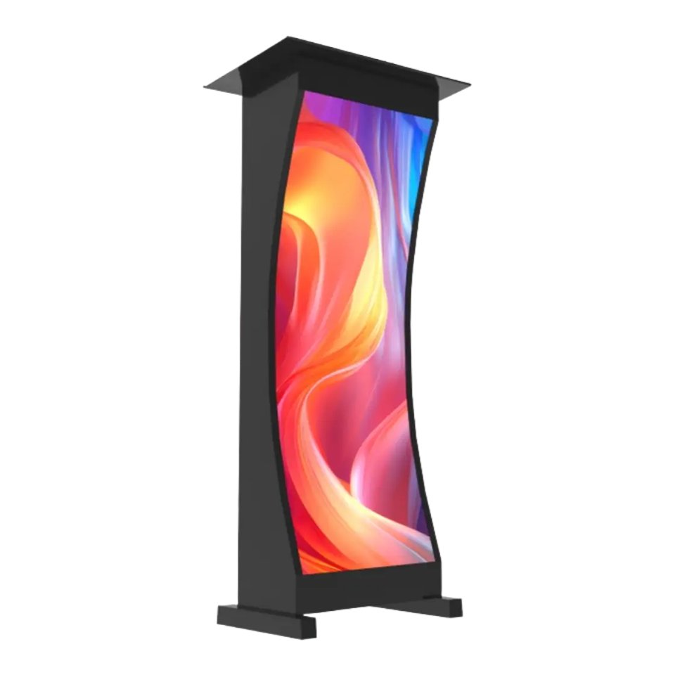 P1.25–P2.5mm GOB LED Lectern Display GL-S Series — Interactive Digital Podium for Presentations & Events