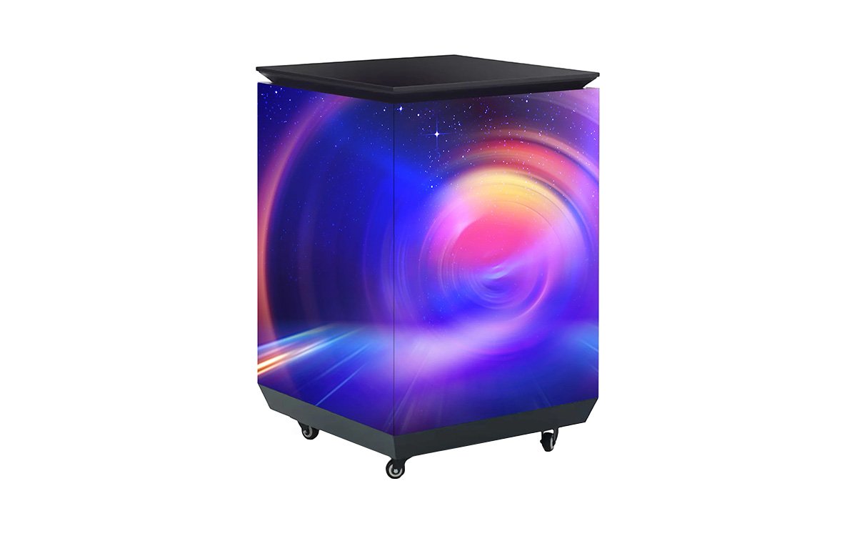 360° Surround LED Showcase Side View Thumbnail
