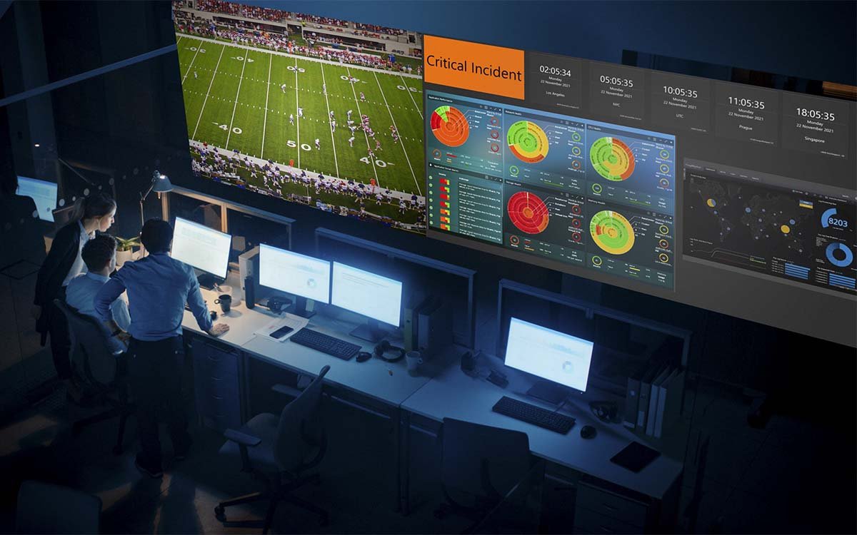 Broadcast Studio LED Video Wall Installation P0.9mm 4K