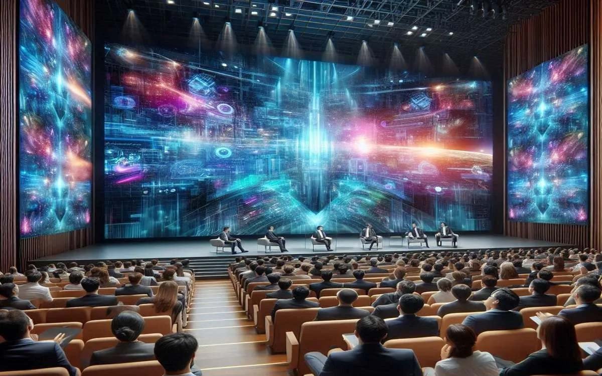 Command Center Flat LED Video Wall Events Broadcast Solution