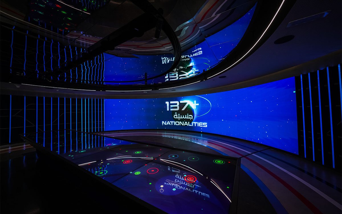 Command Center Curved LED Video Wall Solution