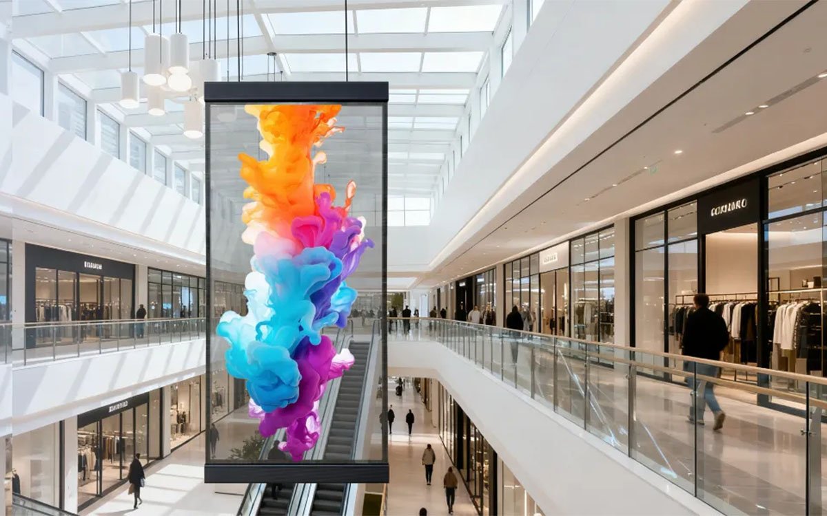 High Brightness Indoor Transparent Display - 1200 Nits