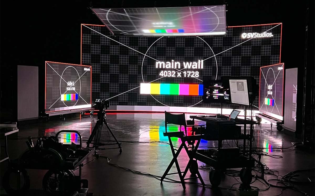 Custom LED Volume Configuration for Film Studio