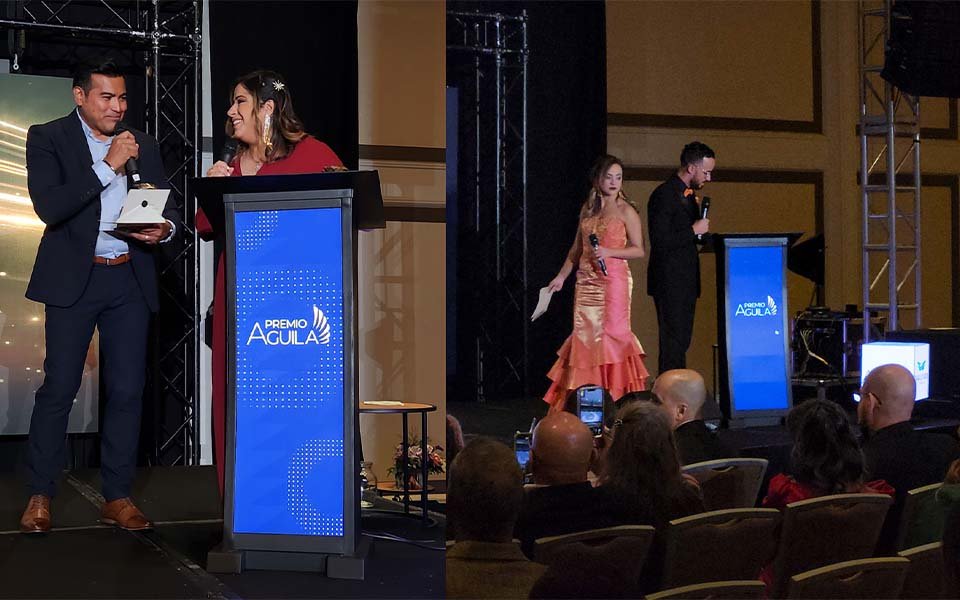 Premium LED Podium in university lecture
