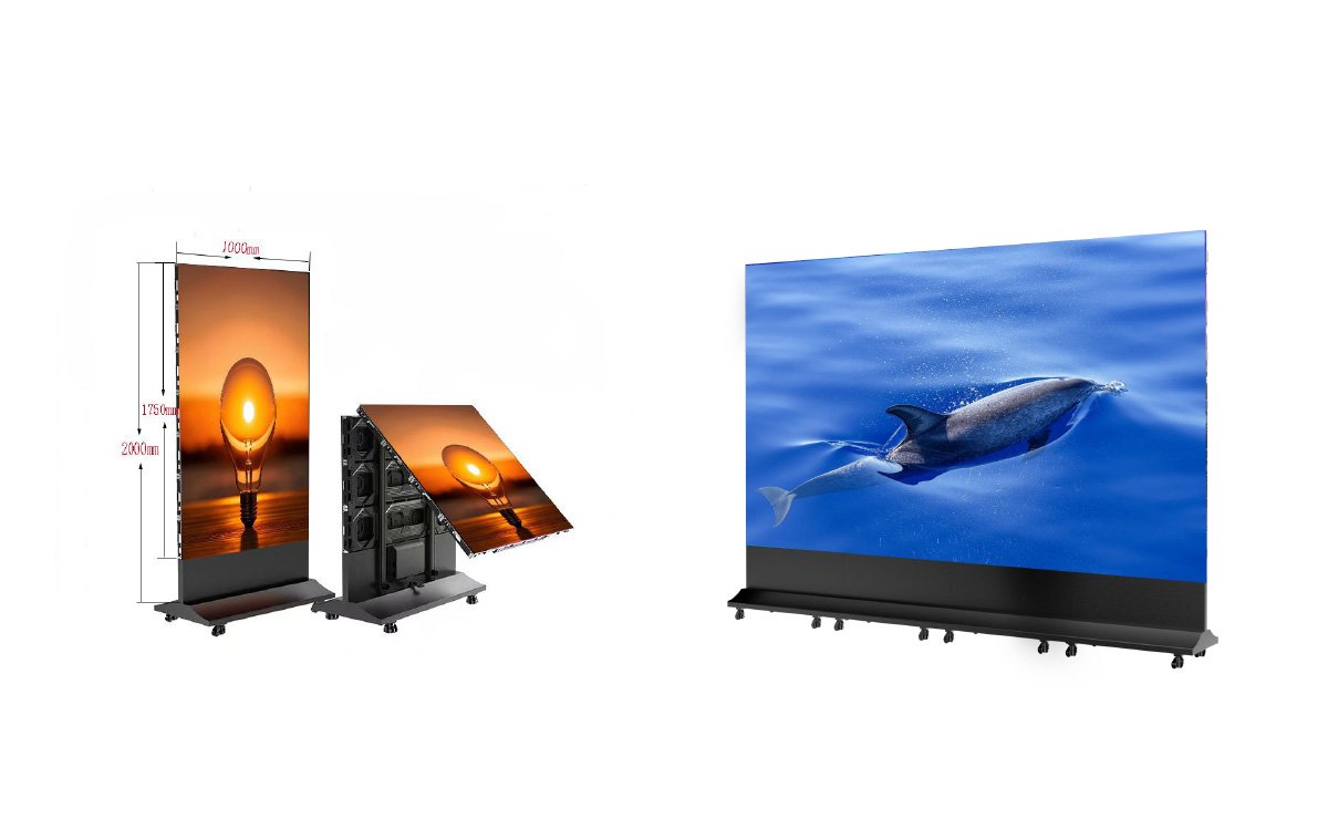 LED Poster Display - slim vertical display