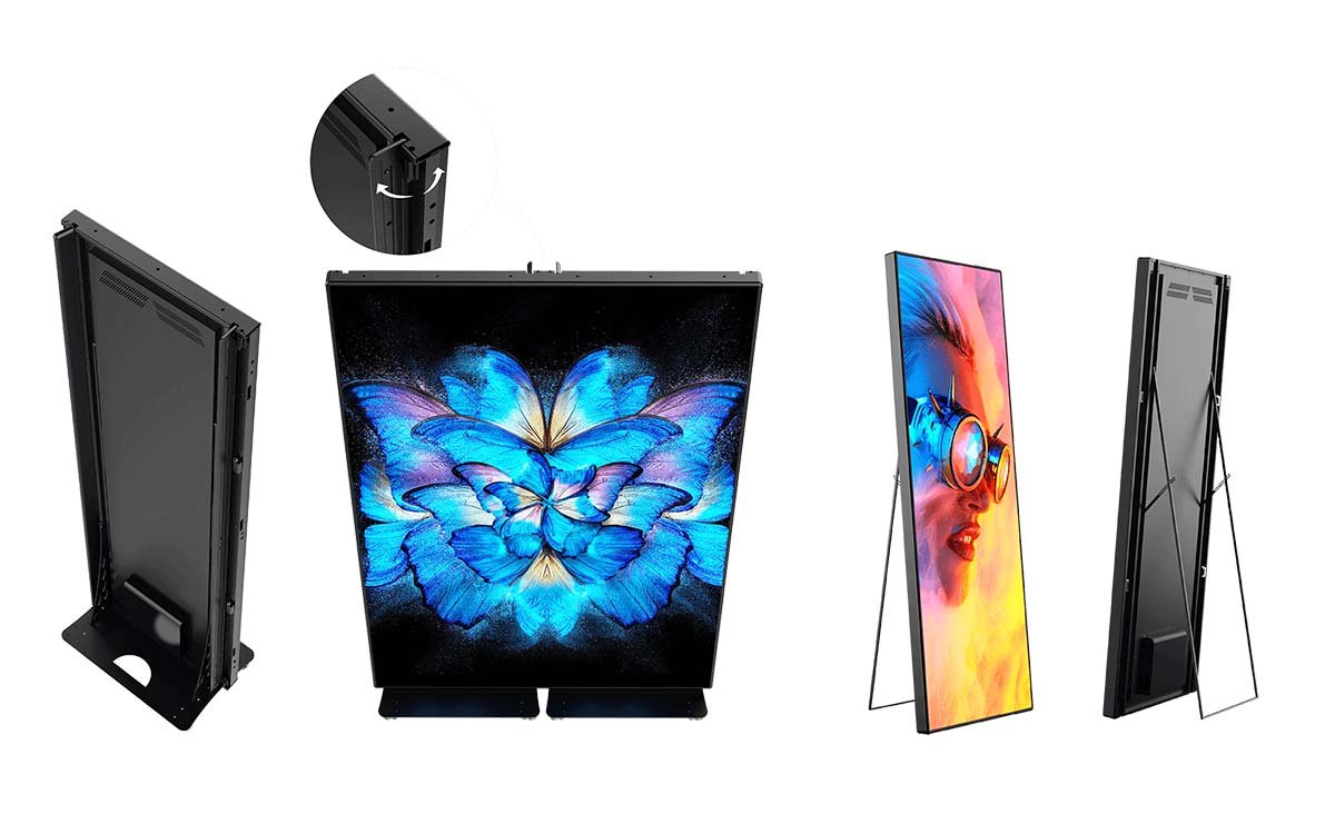 Floor Standing LED Poster Display Mobile Thumbnail