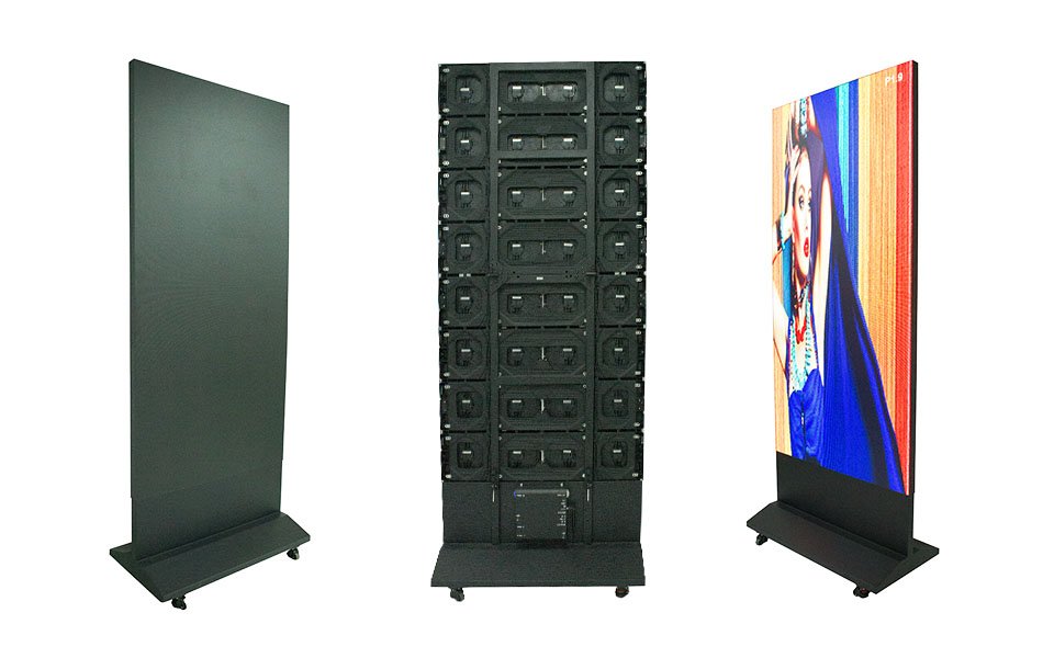Floor Standing LED Poster Display Full View Thumbnail