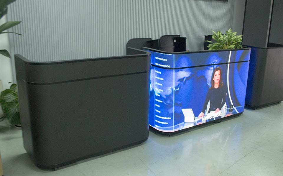 LED Reception Desk Display AIO-RD-M