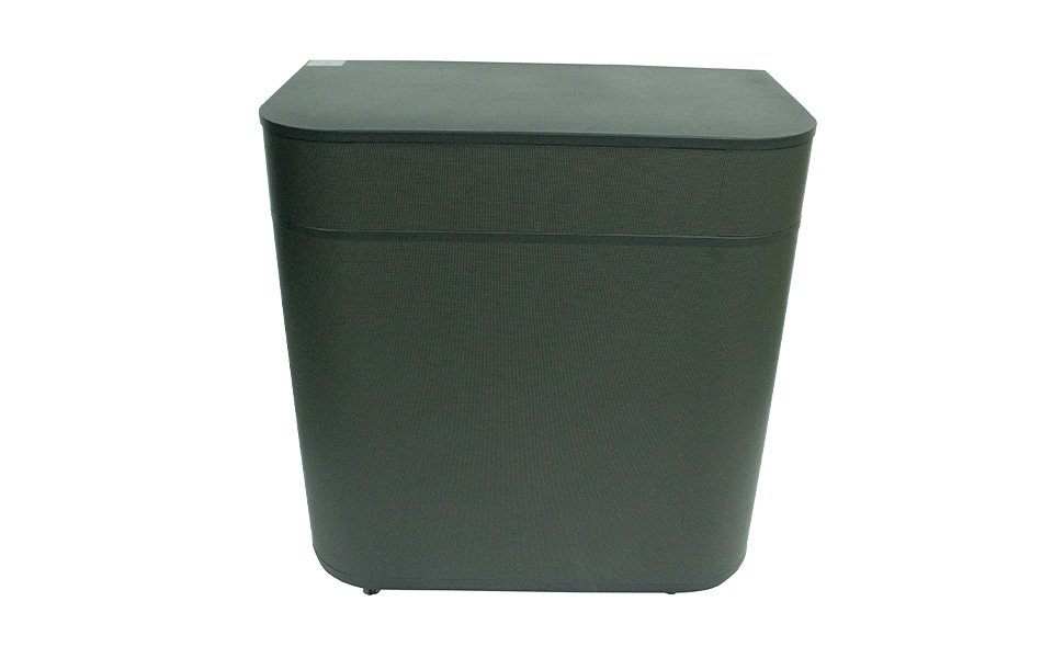 Compact LED Reception Desk - curved front desk