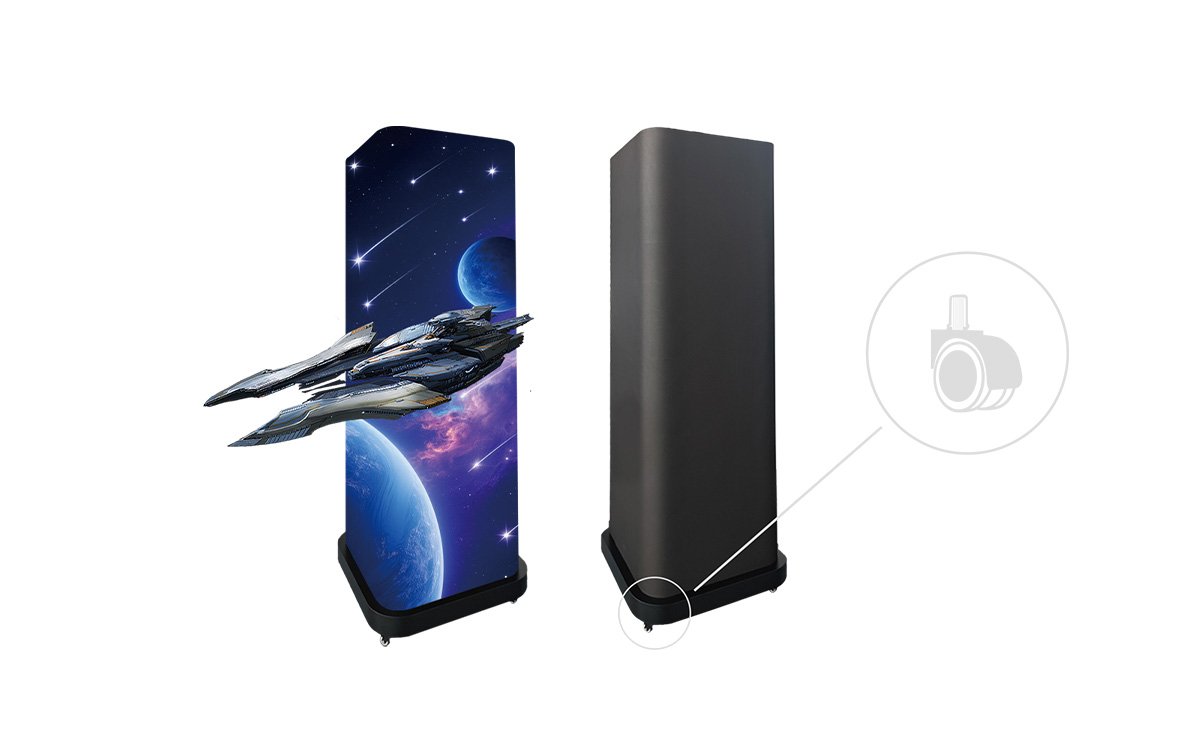 360° Surround LED Showcase Front View Thumbnail