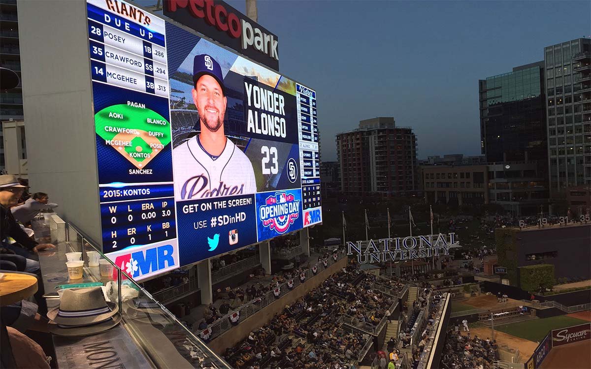 Stadium LED Advertising Billboard Fixed Installation