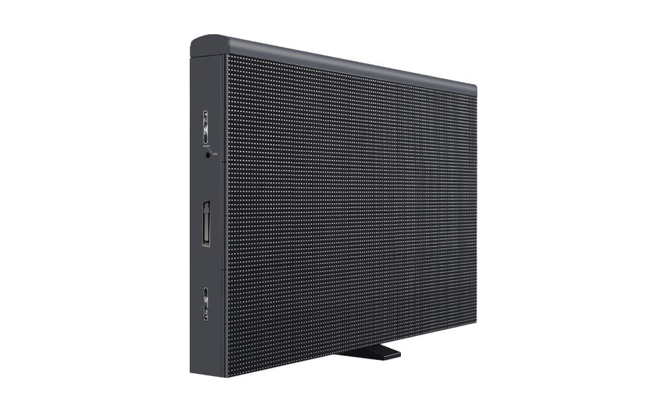 Fixed Installation Stadium Perimeter Display Front View - Rugged Cabinet