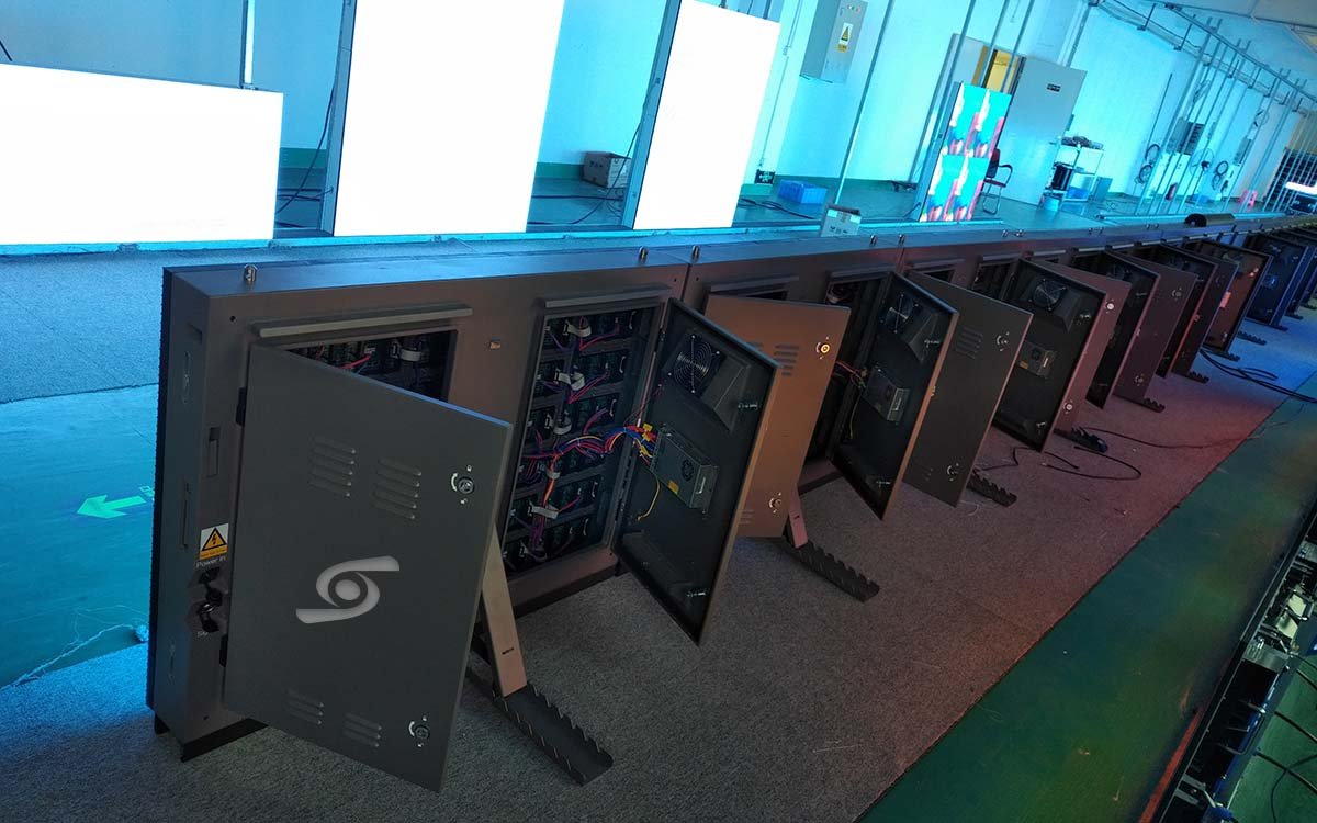 Fixed Installation Stadium Perimeter Displays Manufacturer - Factory Production