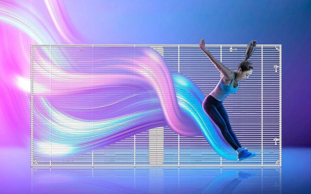 High Transparency Indoor LED Display Storefront Window