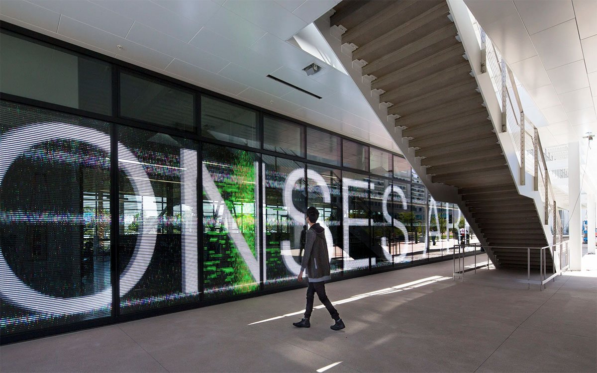 Airport Terminal Transparent LED Display Installation