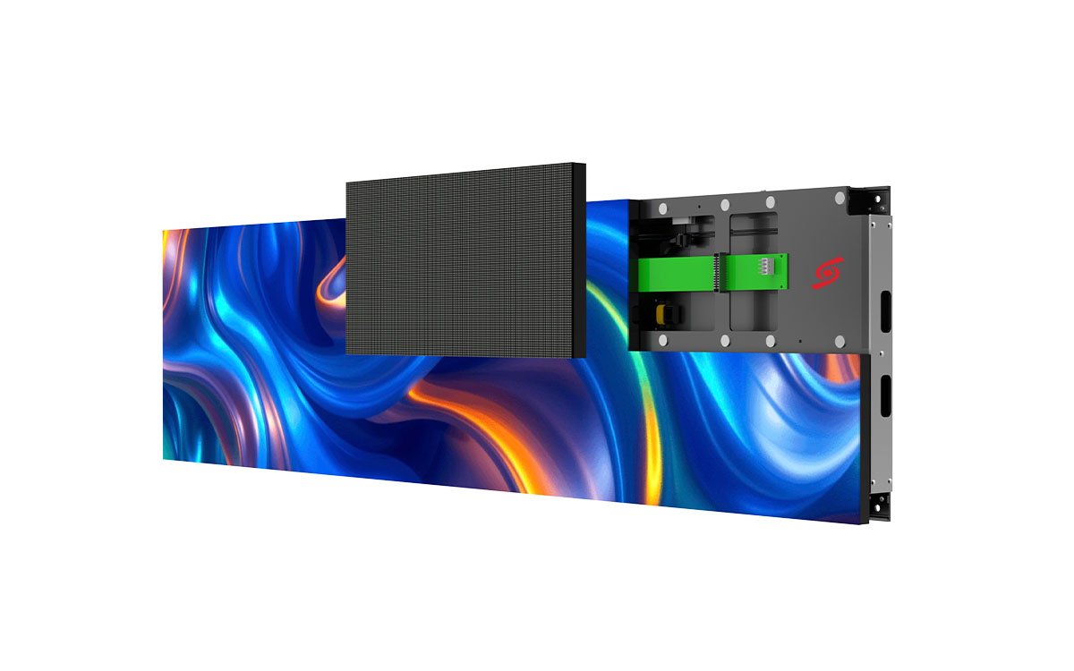 Front maintenance LED cabinet demo full view