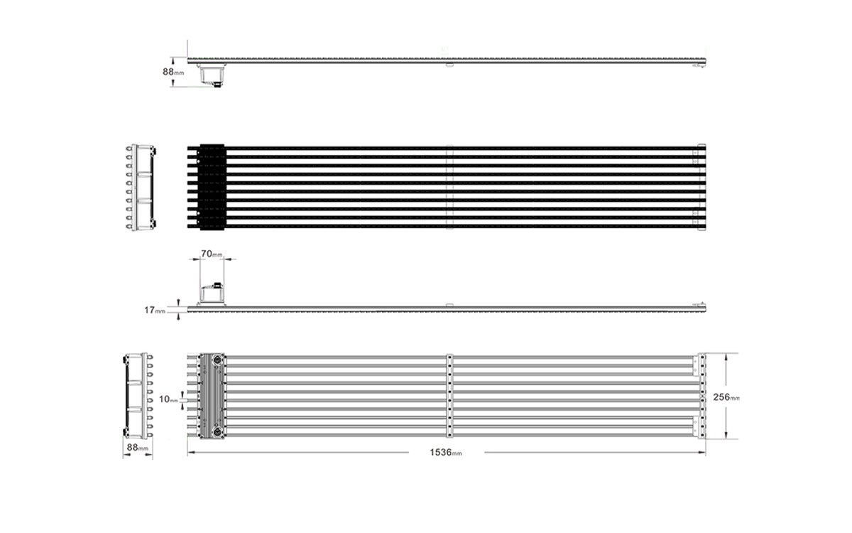 High Transparency Outdoor Transparent LED Display Glass Curtain Wall