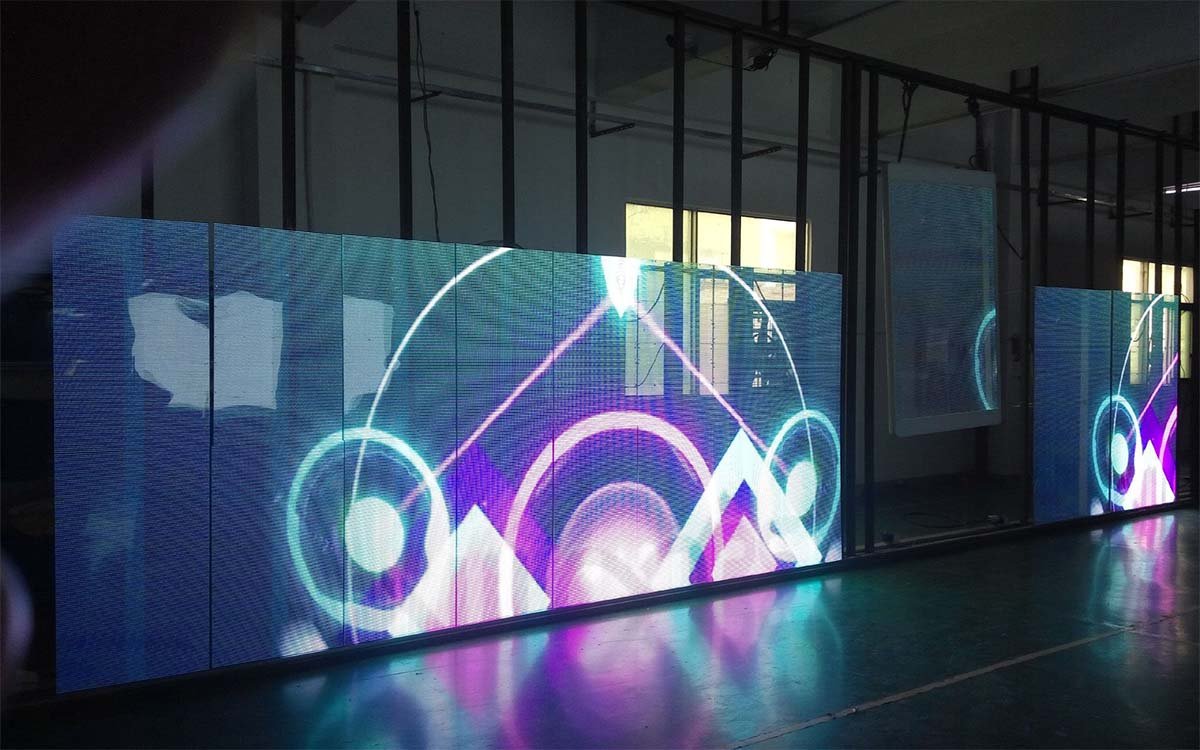 Indoor Transparent LED Display Manufacturer Production