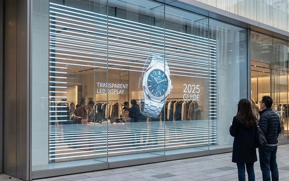 Ultra-Thin Lightweight Transparent LED Display Cabinet
